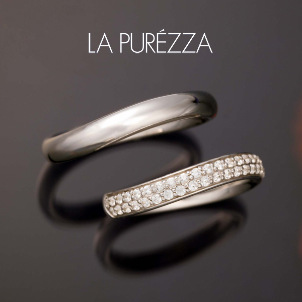 LA PUREZZAの指が長くて太と目の方におすすめの結婚指輪