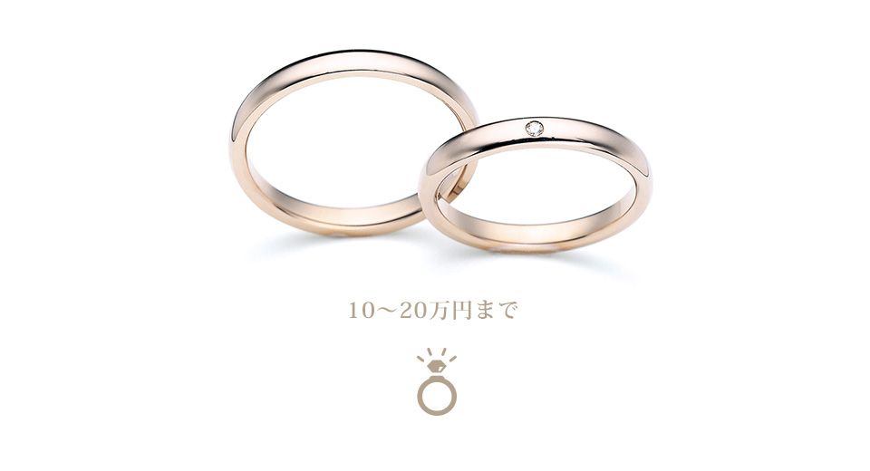 10～20万円の結婚指輪